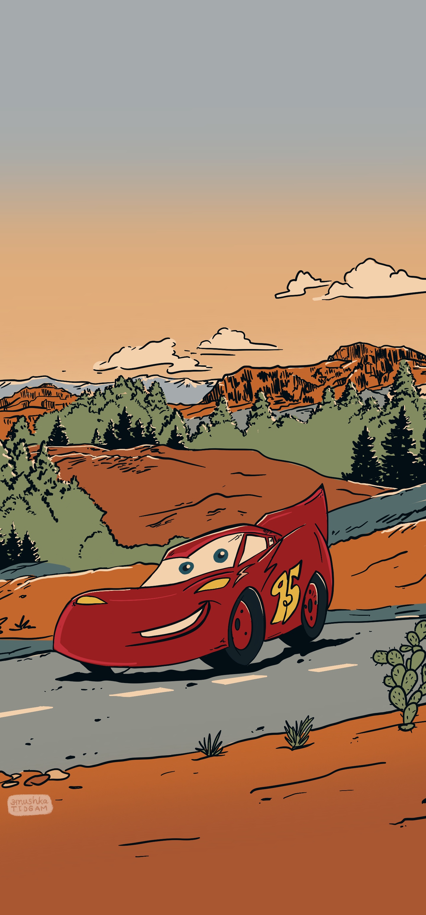 Cars fanart wallpaper